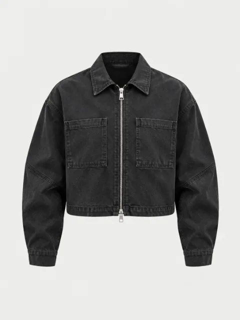 Cropped Utility Jacket